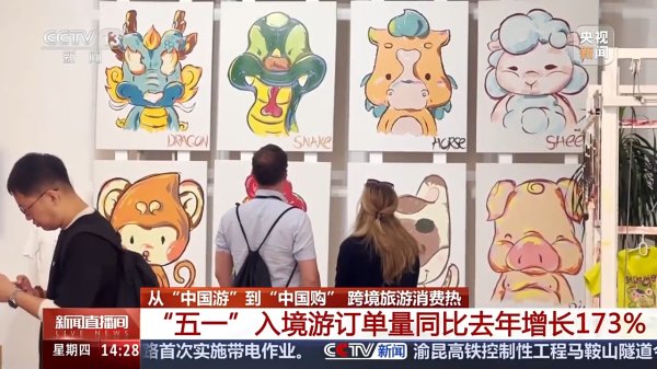 在线配资电话 来中国“买买买” “五一”入境游订单量同比增长173%